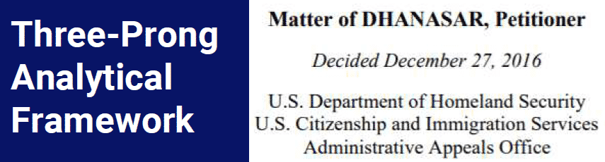 Three-prong test, NIW, National Interest Waiver, NIW Visa, Dhanasar, Matter of Dhanasar, Dhanasar three prongs, green card visa, AAO Decisions, US Department of Homeland Security, US Citizenship and Immigration Services, USCIS, Administrative Appeals Office, AAO, DHS, INA, Immigraton and Natonality Act, What is the Matter of Dhanasar?, What are the Dhanasar three prongs?, sample NIW, NIW RFE, extraordinary ability, employment-based visa, employment-based second preference EB2 visa, employment-based green card visa, executive order, executive order 14012, Restoring Faith in Our Legal Immigration Systems and Strengthening Integration and Inclusion Efforts for New Americans, EB2 visa requirements, President Biden, STEM, science technology engineering math, advanced degree professionals, exceptional ability, permanent labor certification, Form I40, Immigrant Petition for Alien Worker, Volume 6 Policy Manual, 2022 Guidance